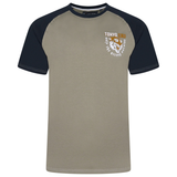 KAM Raglan Tokyo Print T-Shirt