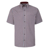 KAM Short Sleeve Gingham Shirt