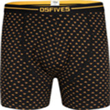 D555 Pack of 3 Cotton Stretch Printed Boxers