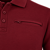 Charles Norton Harrison 3-Button Polo Sweater