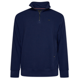 KAM 1/4 Zip Jacquard Knit Top