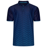 KAM Printed Sports Polo Shirt