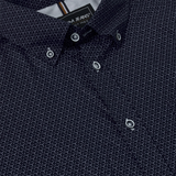 KAM Mens Geo Print Shirt