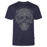 KAM Skull Print T Shirt