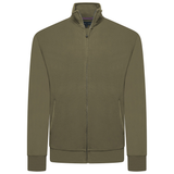 KAM Zip Thru Jaquard Sweat Top
