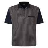Espionage Geometric Print Polo Shirt