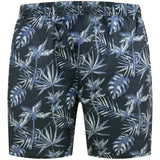 D555 Hawaiian Print Swim Shorts