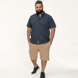 D555 Short Sleeve Micro Printed Shirt