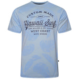 KAM Hawaii Leaf Print T-shirt
