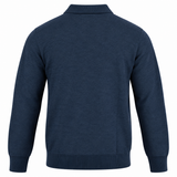 Charles Norton Harrison 3-Button Polo Sweater