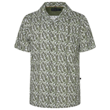 KAM Mens Hawaiian Leaf Print Shirt