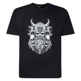 Espionage Viking Skull Print T Shirt