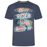 KAM Surf Rider Print T-Shirt