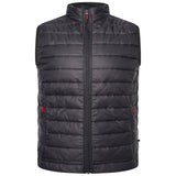KAM Quilted Zip Thru Gilet