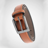 D555 Tan Bonded Leather Belt