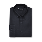 KAM Long Sleeve Dobby Weave Shirt