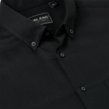 KAM Short Sleeve Button Down Textured Shirt