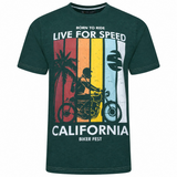 KAM Live For Speed California Marl T-Shirt