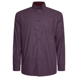 KAM Long Sleeve Geo Print Shirt