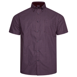 KAM Short Sleeve Geo Print Shirt