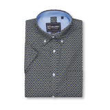 KAM Short Sleeve Eye Print Shirt
