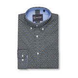 KAM Long Sleeve Eye Print Shirt