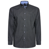 KAM Long Sleeve Eye Print Shirt