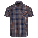 KAM Short Sleeve Check Shirt