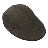 Herringbone Tweed Flat Caps