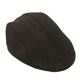 Herringbone Tweed Flat Caps
