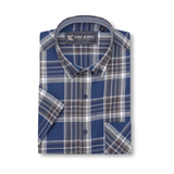 KAM Short Sleeve Check Shirt