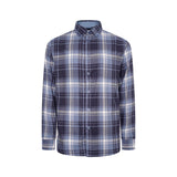 KAM Long Sleeve Check Shirt