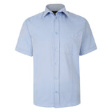 KAM Casual Short Sleeve Herringbone Shirt
