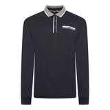 KAM Long Sleeve Jersey Polo Shirt