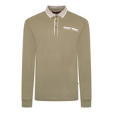 KAM Long Sleeve Jersey Polo Shirt