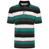 KAM Yarn Dye Stripe Polo Shirt