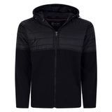 KAM Zip Thru Twisted Pique Hoody