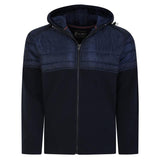 KAM Zip Thru Twisted Pique Hoody