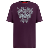 D555 Rock 'n' Roll Skull T-shirt