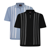 Espionage Striped Knitted Polo