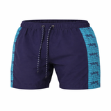 KAM Palm Print Mens Stretch Swim Shorts