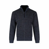 Charles Norton Quarter Zip Ribbed Sweater