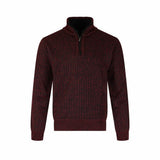 Charles Norton Quarter Zip Ribbed Sweater