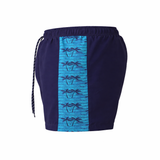 KAM Palm Print Mens Stretch Swim Shorts