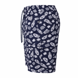 KAM Geo Surf Print Mens Stretch Swim Shorts