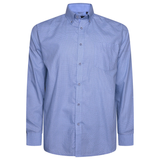 KAM Long Sleeve Geo Print Shirt