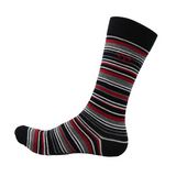 D555 3 Pack Striped Socks