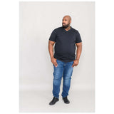 D555 Plain V-Neck T-Shirt