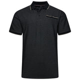 KAM Dobby Pique Tipped Polo Shirt
