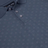 KAM Dobby Print Jersey Polo Shirt